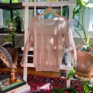 Anthropologie Knitted & Knotted 100% wool sweater